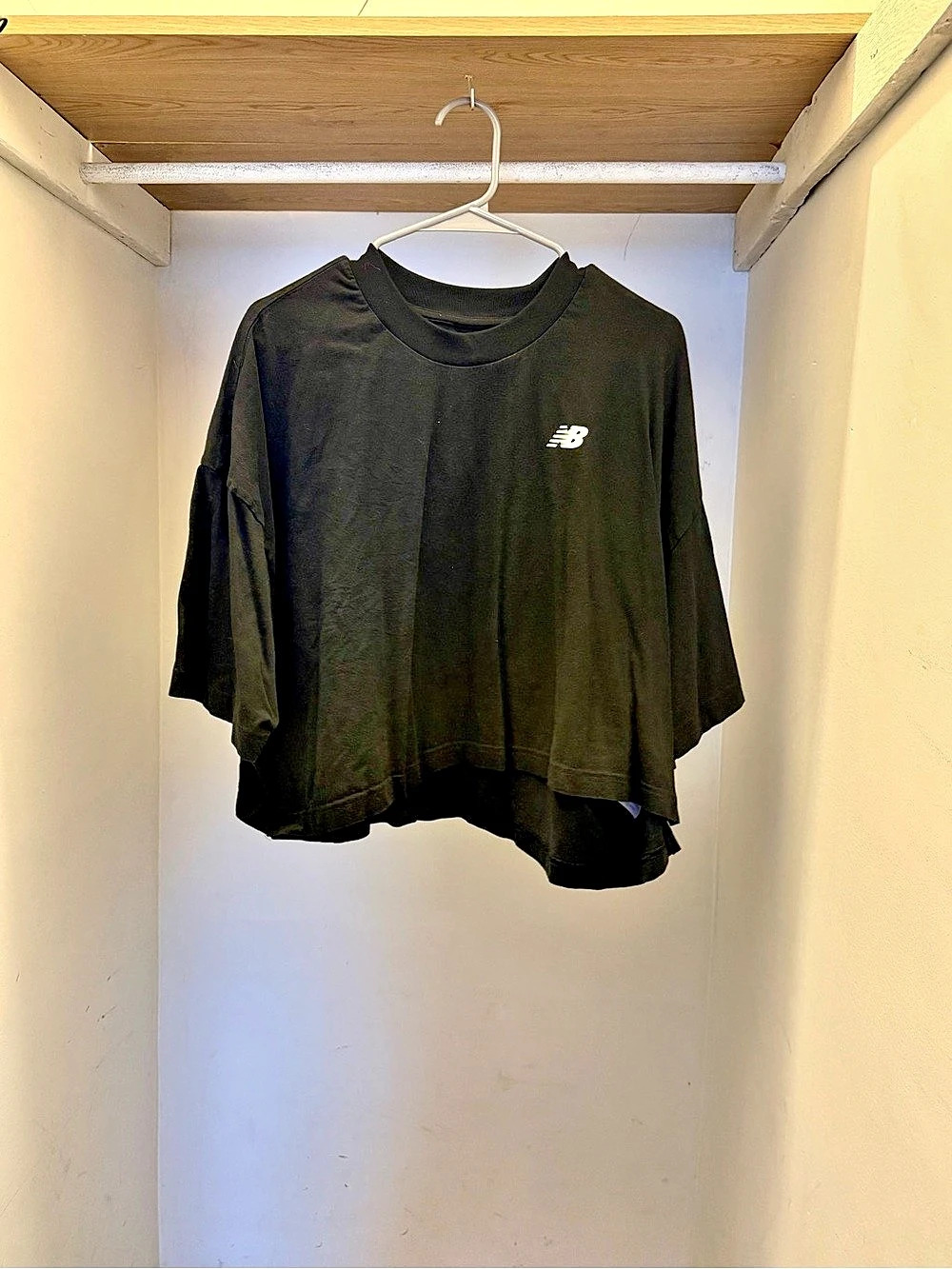 New Balance Oversized Logo Tee in Black Size 2XL